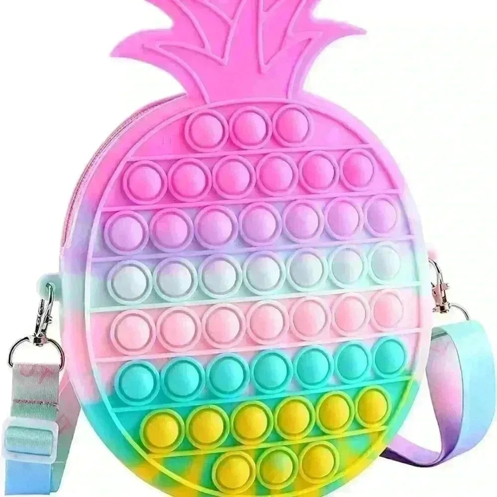 Pop It Pineapple Shoulder Purse